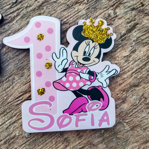 Calamita Bomboniera a Tema Minnie Principessa con Glitter!🎀