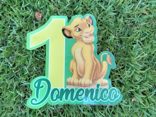 Calamita Simba Personalizzata per Sacchettini Confetti e Bomboniere
