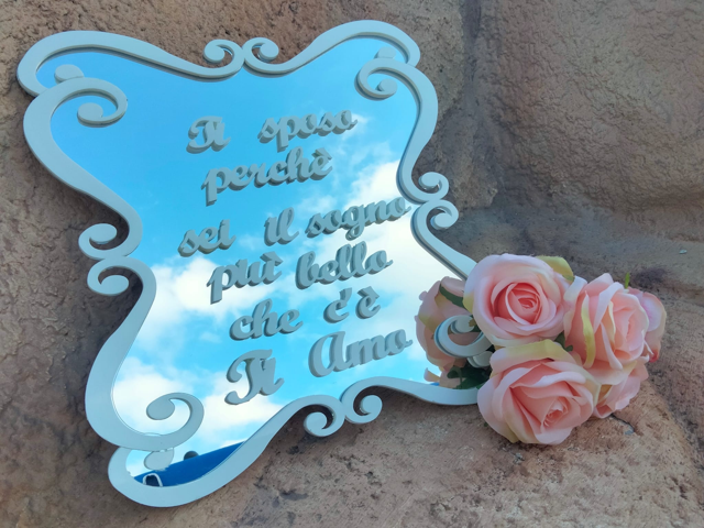 Targa Sposi Specchio💍👰🤵✨