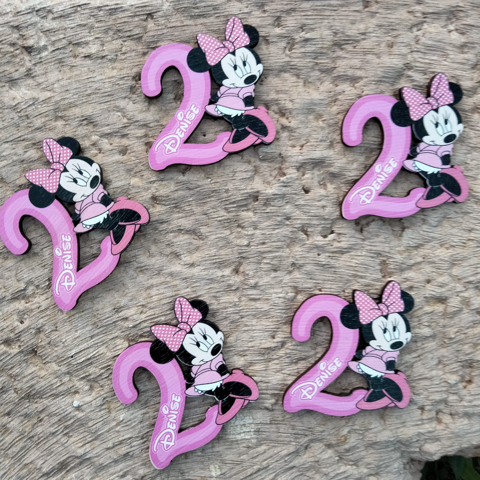 N.20 Scatole Bomboniera Cubo Minnie Rosa - Set Da 20 Con Bigliettini Personalizzabili - Per Comunione, Battesimo, Compleanno