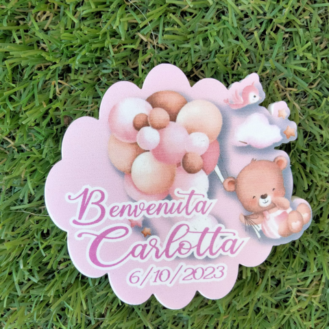 Calamita Nuvoletta Benvenuto con Tema Orsetta