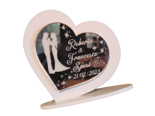 ✨ Decorazione Sposi con Base - Incisa  💍mod.1