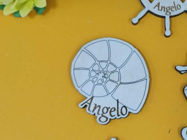 🐚 Segnaposto a Forma di Conchiglia con Incisione Personalizzabile  🌊